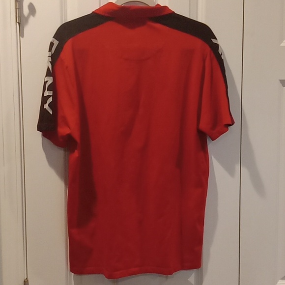 DKNY Men's Red Polo Shirt - Picture 5 of 6